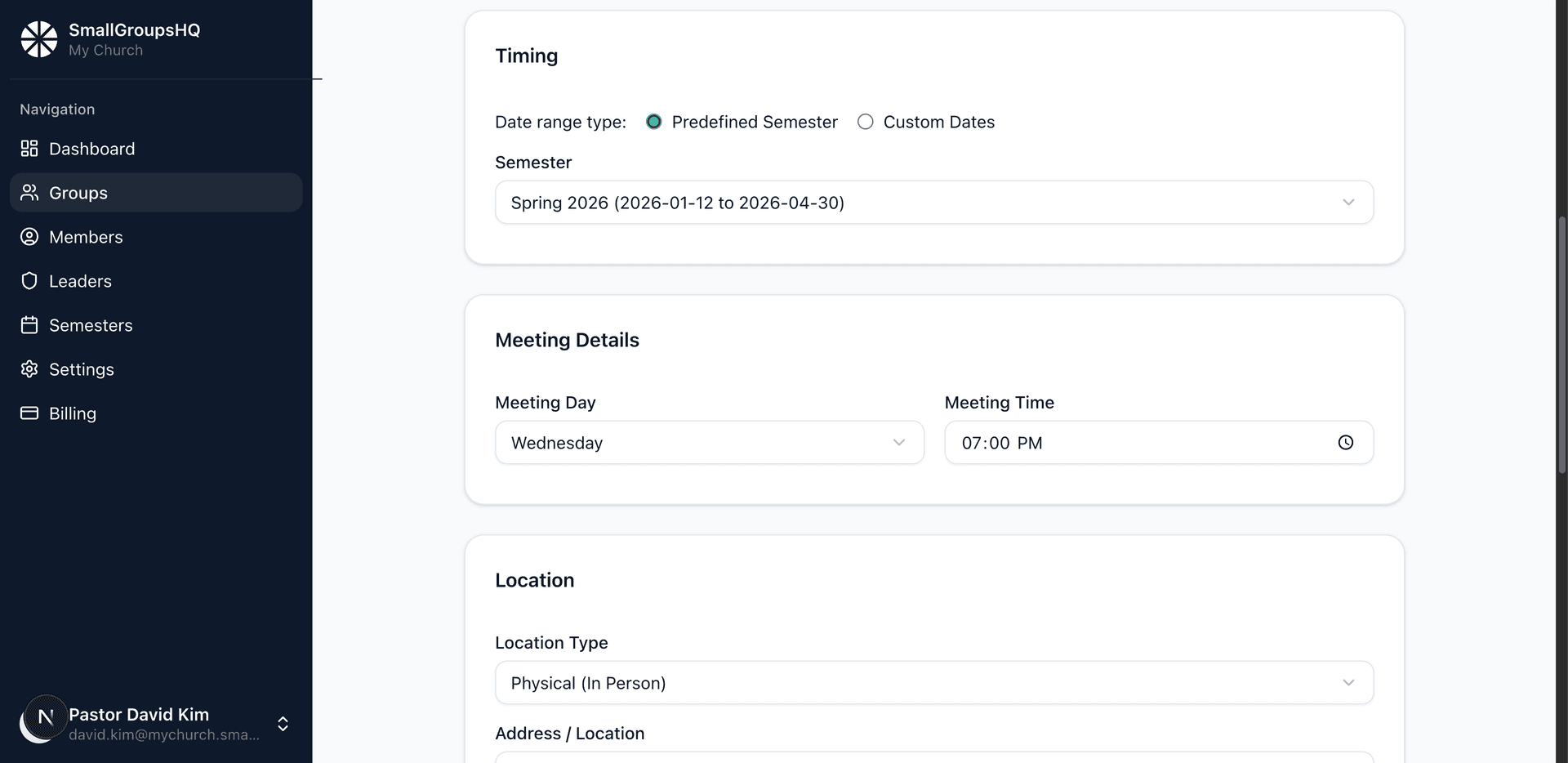 Smart Scheduling screenshot